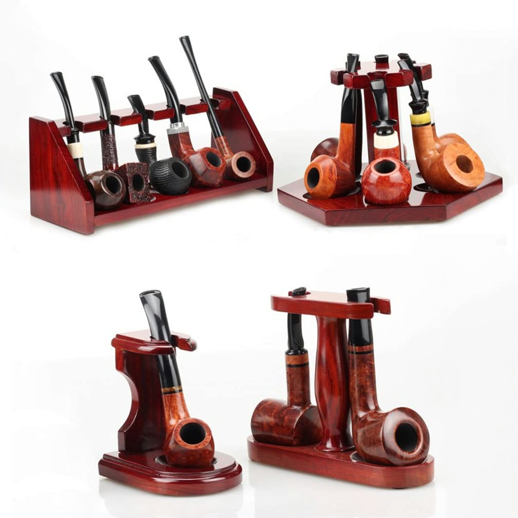 Support pour pipe en bois vintage, support pour pipe en