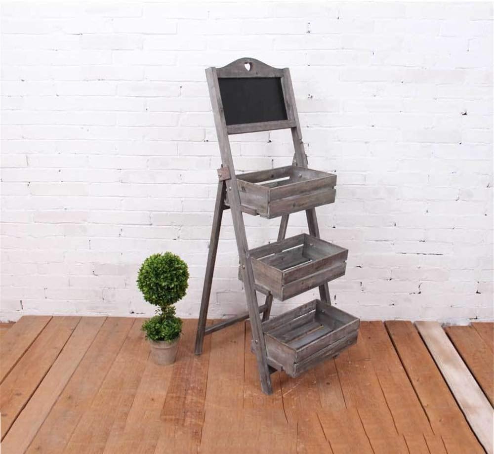 Flower Stand 3 Tier Plant Display Stand with Blackboard