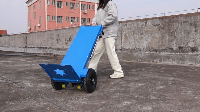Carretilla eléctrica para escaleras 900lb, uso industrial miniatura 7