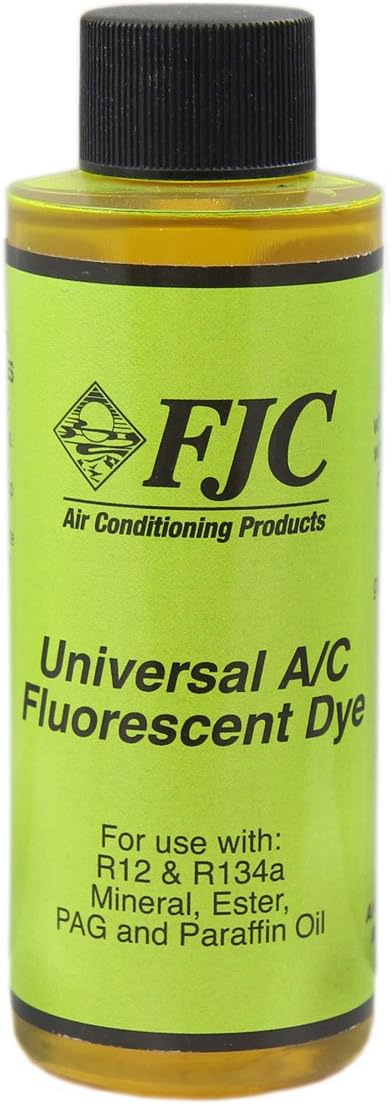 FJC 4916 Universal A/C Fluorescent Leak Detection Dye - 4 oz.