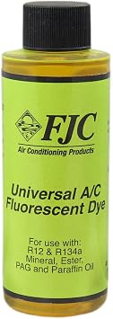 FJC 4916 Universal A/C Fluorescent Leak Detection Dye - 4 oz.