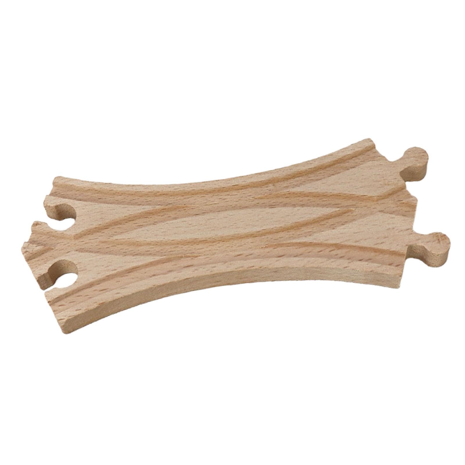 Wooden Train Track Vehicles Toy Train Tracks Accessories for Boys Girls Kids 17.8cmx7.3cmx1.2cm-image-17