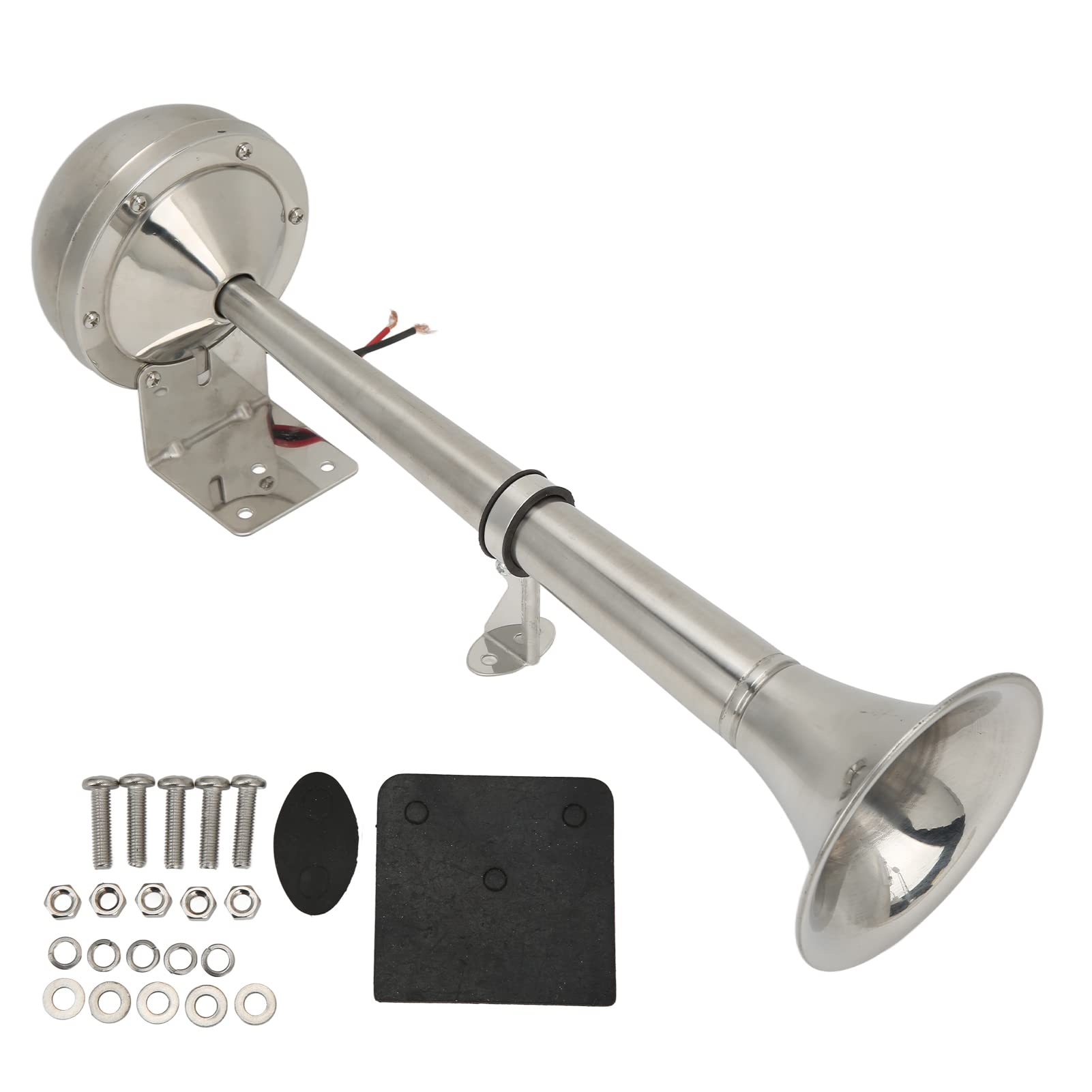 Single Trumpet 328DB 12V 30W VXH1112MAR?C Stainless Steel Air Horn Universal for Boats RVs Yachts