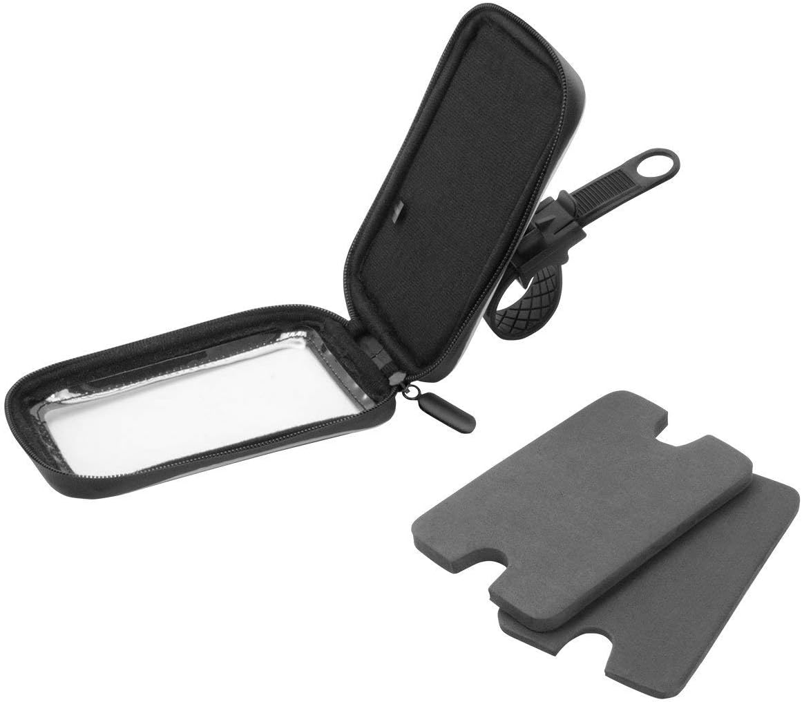 chargercity enhanced strap lock bike bicycle motorcycle handle bar mount wsmartphone water resistant case for galaxy s22 s23 iphone 14 13 12 pro max