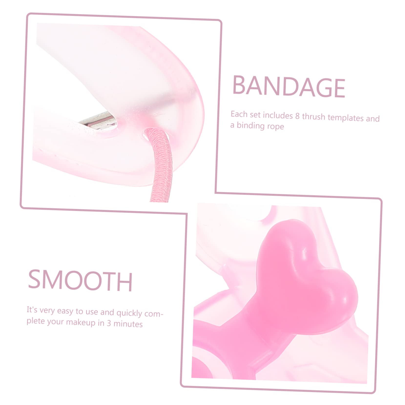 MAGICLULU 12 Set Di Strumenti Portatili Per Sopracciglia Stencil Per Sopracciglia Resistenti Allusura Accessori Per Sopracciglia Per Il Trucco Quotidiano