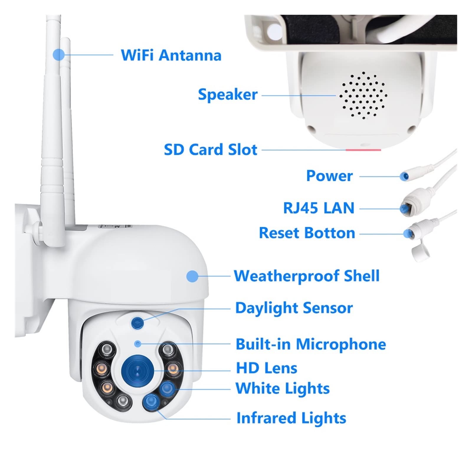 Dahua - Telecamera Ip Da Esterno Onvif Poe 2mp Starlight 2.8mm Dahua - Foto 6