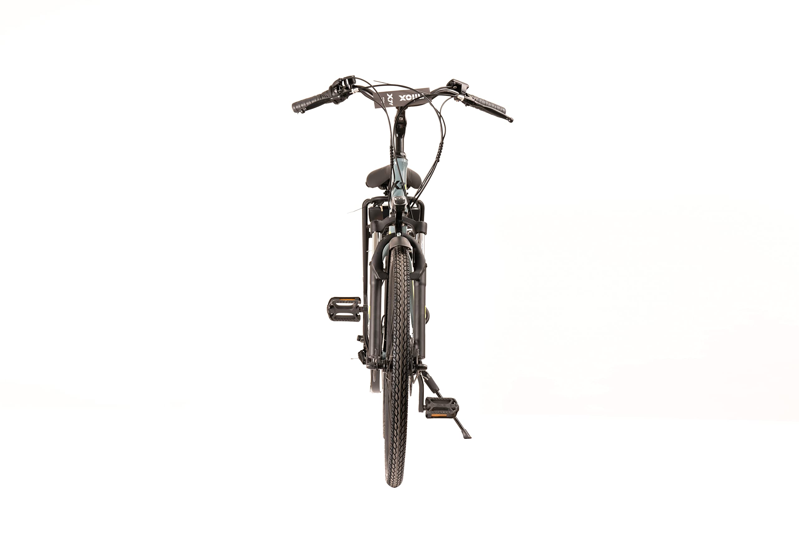 Nilox, E-Bike X7 f, Trekking Bike Con Pedalata Assistita, 80 km di Autonomia, Fino a 25 km/h, Motore Bafang 36 V 250 W, Batteria al Litio LG da 36 V- 12.8 Ah