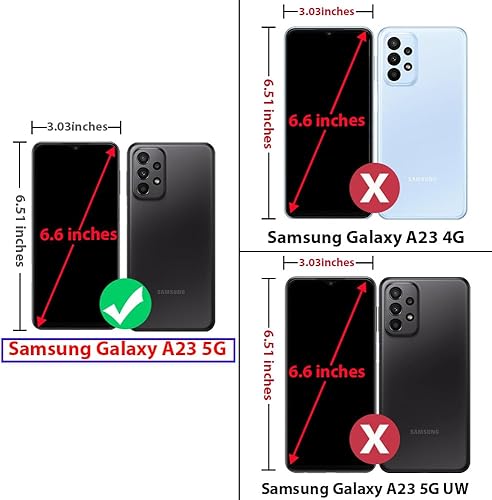 Miniatura 2 de TJS Funda compatible con Samsung Galaxy A23 5G con protector de pantalla de vidrio templado, con purpurina brillante, con infusión de líquido,