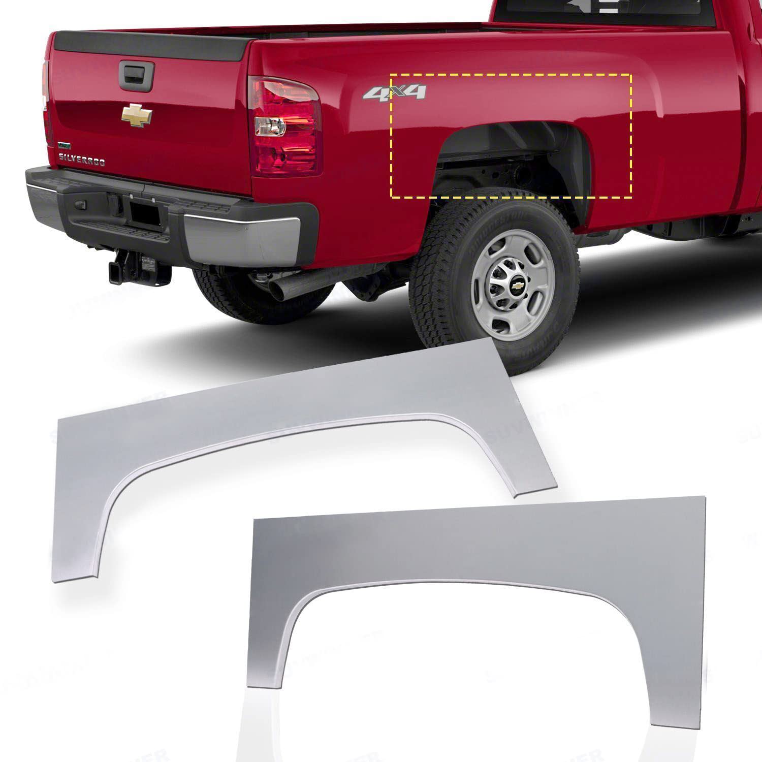 Chevy Pickup Rear Fender Kit