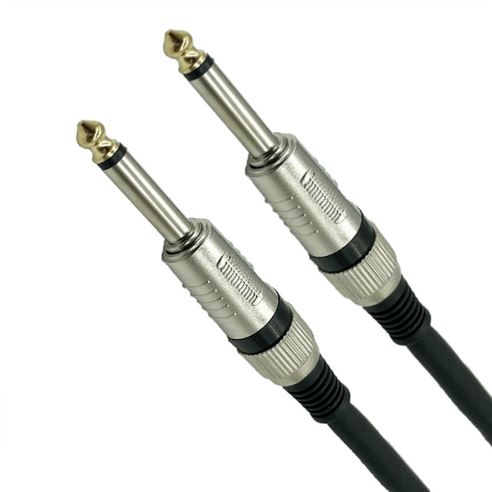 Kabel Audio Do Gitary Kabel audio do mikrofonu 6,5 mm z męskiego na męskie Kabel audio do gitary elektrycznej 6,35 mm (Color : 3/4, Size : 30cm)
