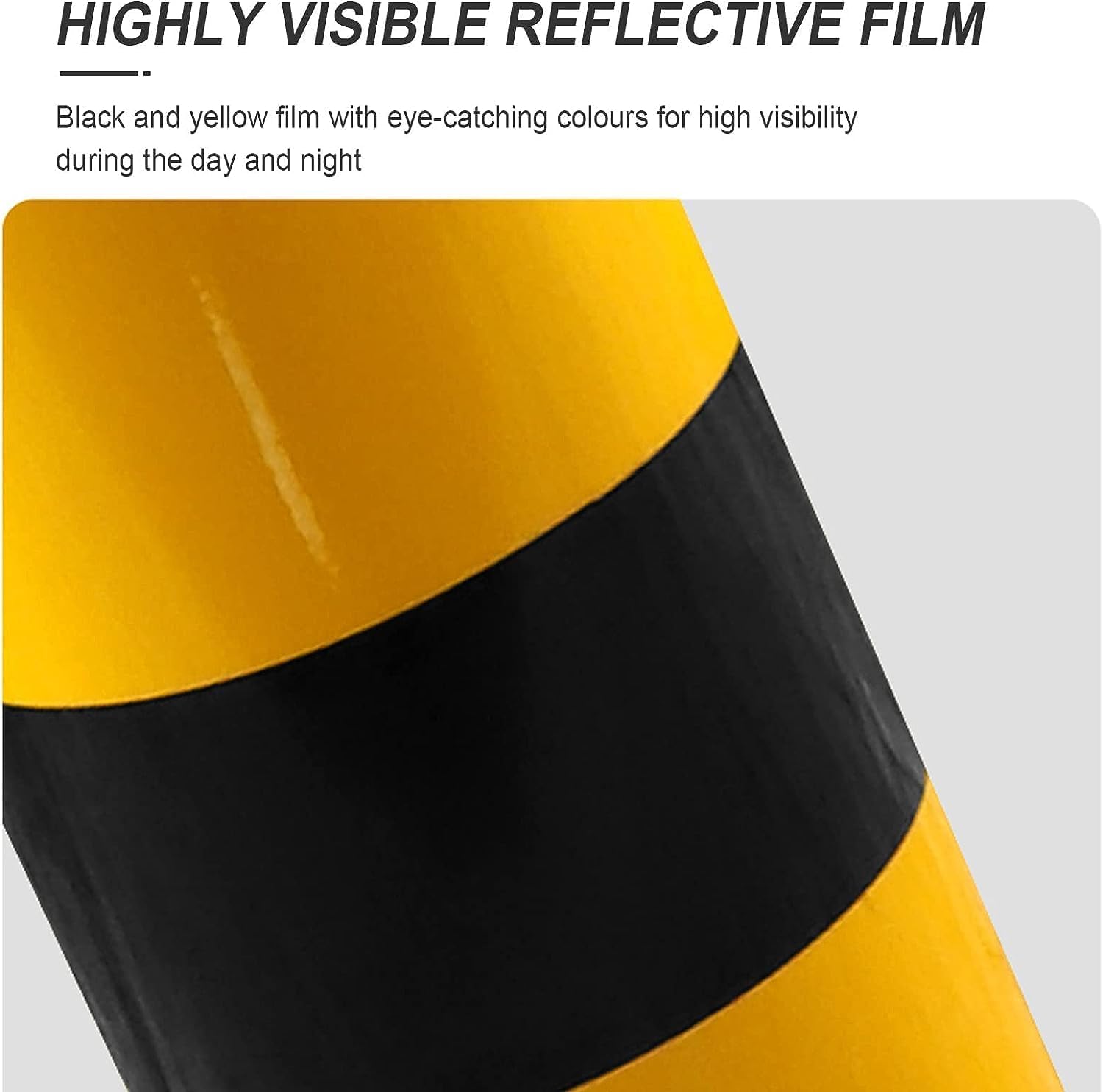 Cono De Tráfico, Barrera De Seguridad, Poste Delimitador, Postes De Seguridad, Postes De Seguridad Metálicos, Bolardos, Barreras De Estacionamiento con Cinta Reflect,100cm