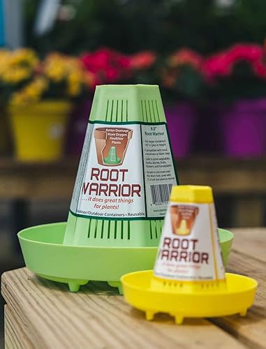 Miniatura 5 de Root Warrior. Juego de 12. Innovadora tecnología de contenedores destinada a mejorar el crecimiento de las plantas. Canaliza oxígeno al centro de la