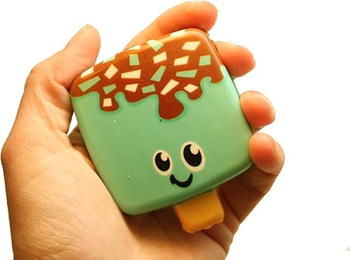 Miniatura 2 de Juego de 6 lindos dulces bocadillos de comida Squishy personajes de espuma de tiro lento, helado, dona, magdalena, pastel y sándwich de helado