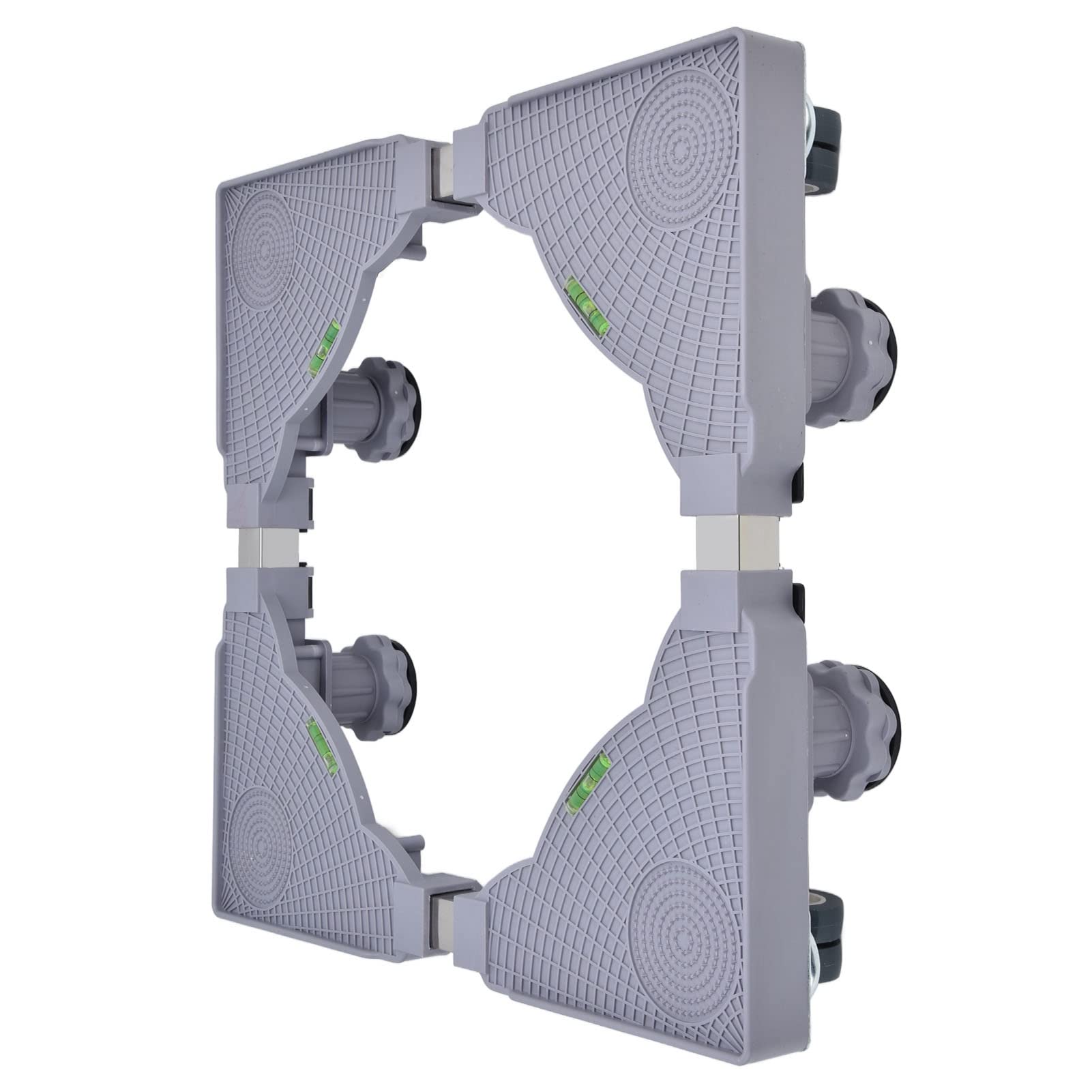 Base para Lavadora, Soporte de Base para Lavadora, Soporte Ajustable para Lavadora con Ruedas de Bloqueo, Antivibración, Soporte de Carga Fuerte para Varios Modelos