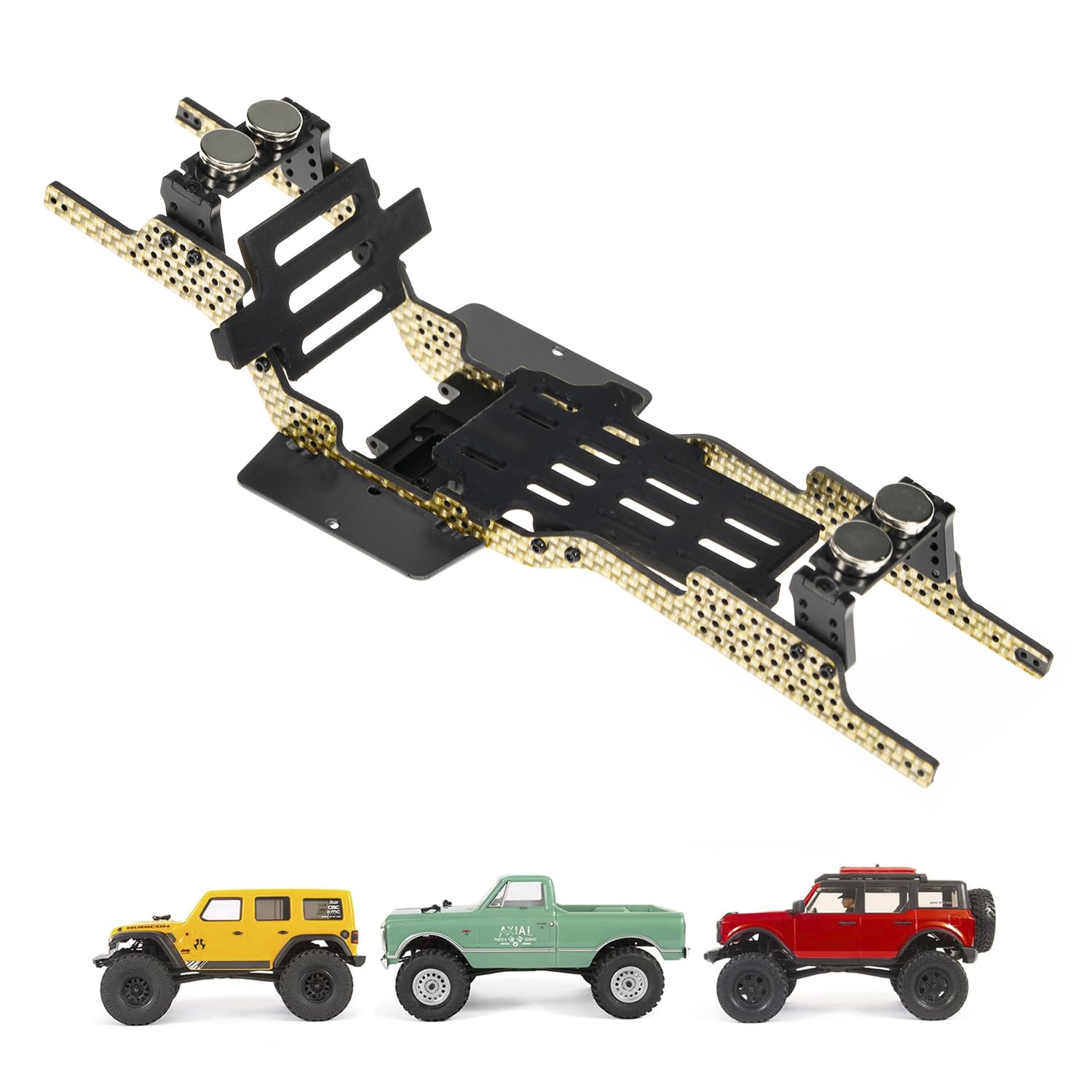 rc クローラー　scx24 LCG カーボンフレームパーツ Amazon.com: RampCrab Carbon Fiber Chassis Kit for SCX24, 7° Angled