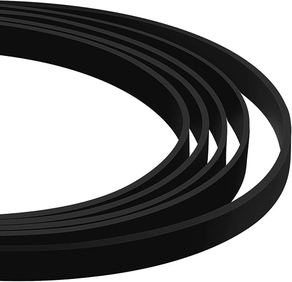 10 Pieces Turntable Belt Replacement, Record Player Belts, 5 Sizes | Rubber Drive Belts, Fits Belt-Driven Turntables, Mixed Size Set, Repair Kit for Vinyl Record Players