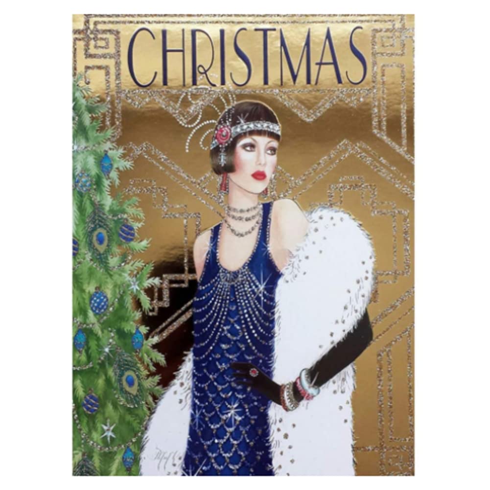 Adtop Lady In Blue 13 5D Diamond Painting Elegant Woman Kits For Adults Diy Lady Full Drill Paint By Number Kits Diamond Arts Craft Decorations 30X40cm/12X16in (Lady In Blue 13)