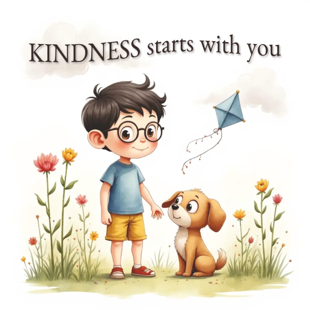 KINDNESS starts with you: A children's book designed to teach young readers the core values of kindness, empathy, and helping others.