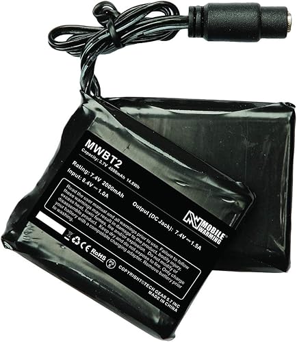 Miniatura 6 de Fieldsheer Storm - Guante térmico con zona de calor superior, batería de 7.4 V