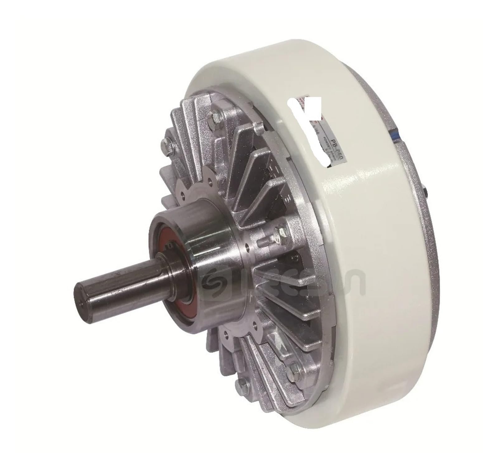 25NM Magnetic Powder Brake, PB-025 with Center Distance 78mm, Single Shaft 20mm, DC24V 1800RPM Max Speed for Packaging Machinery