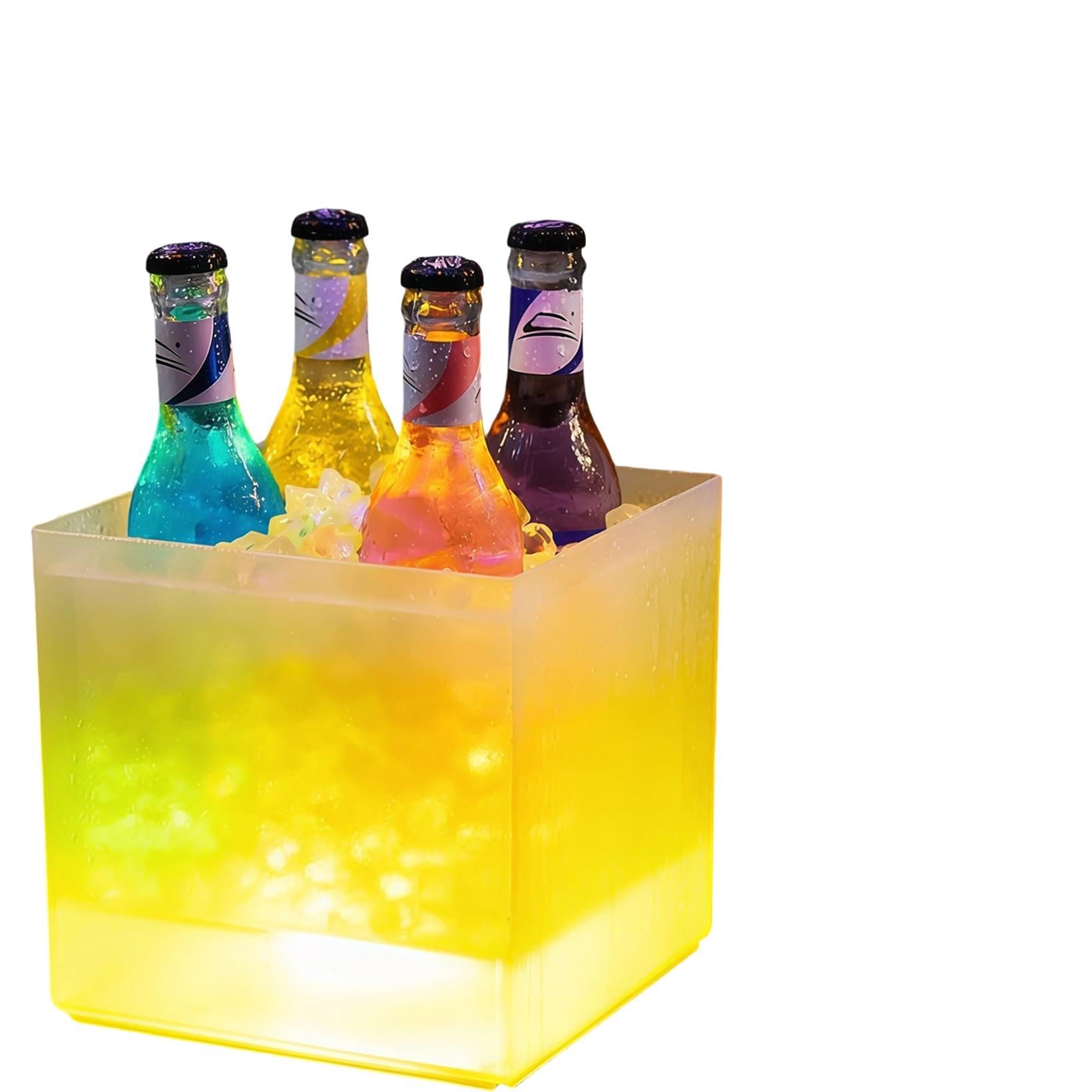 Viridux 3.5L Colour Changing LED Ice Bucket, Colorful Gradient Ice Bucket
