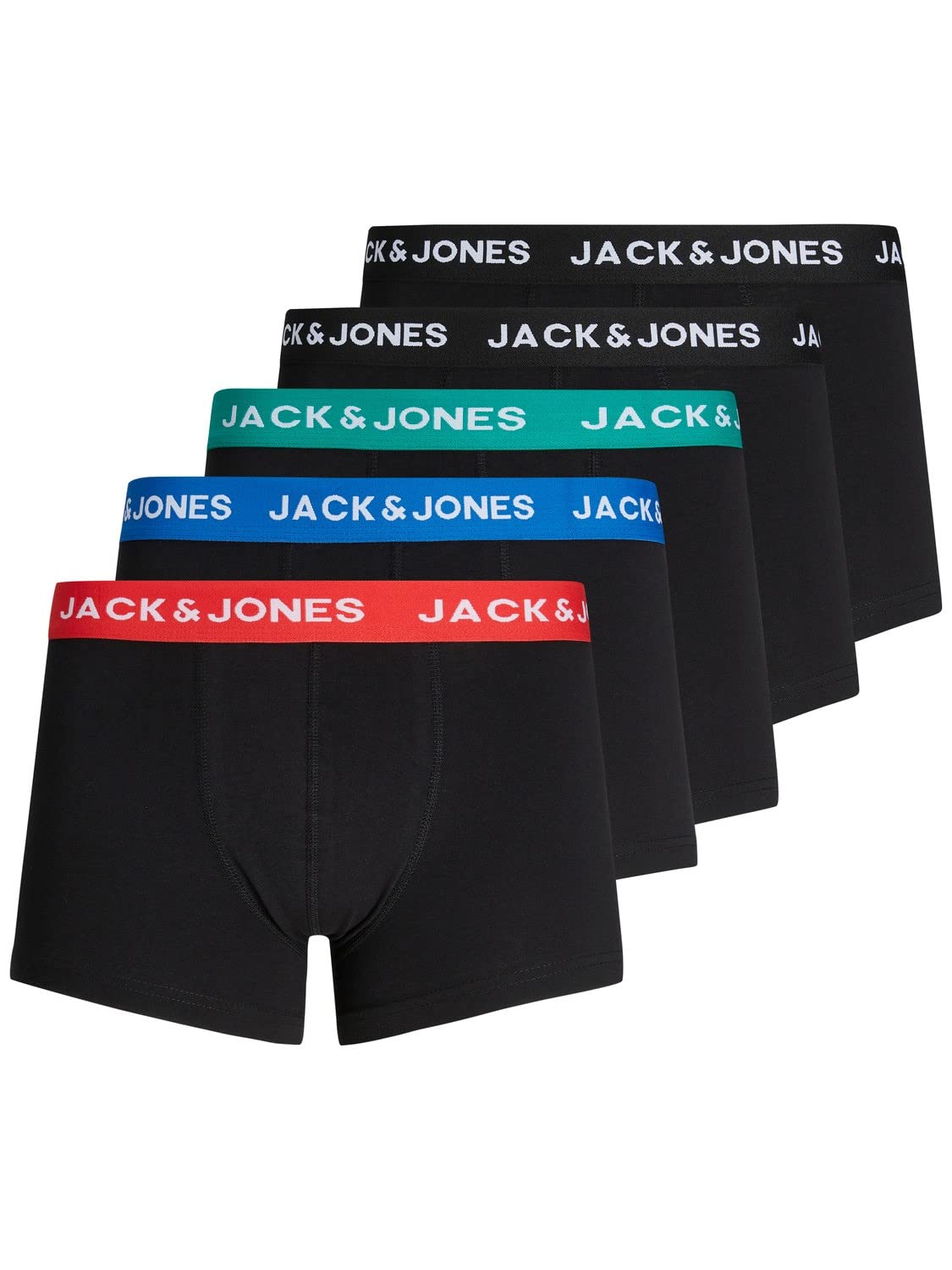 Jack & Jones Men's Mix 2 / Pack Of 5 Trunks,, Xl