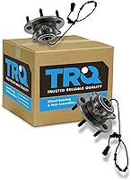 Vista 252 de TRQ Par de conjunto de cubo de cojinete de rueda delantera izquierda derecha, 2 piezas compatible con Lexus GX460 2003-2009 GX470 2003-2023 Toyota