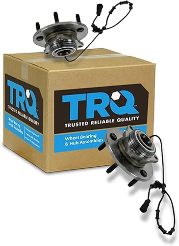 Miniatura 252 de TRQ Par de conjunto de cubo de cojinete de rueda delantera izquierda derecha, 2 piezas compatible con Lexus GX460 2003-2009 GX470 2003-2023 Toyota