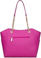 Vista 33 de Montana West Bolso de mano para mujer con asa superior con cadena Gris/Negro