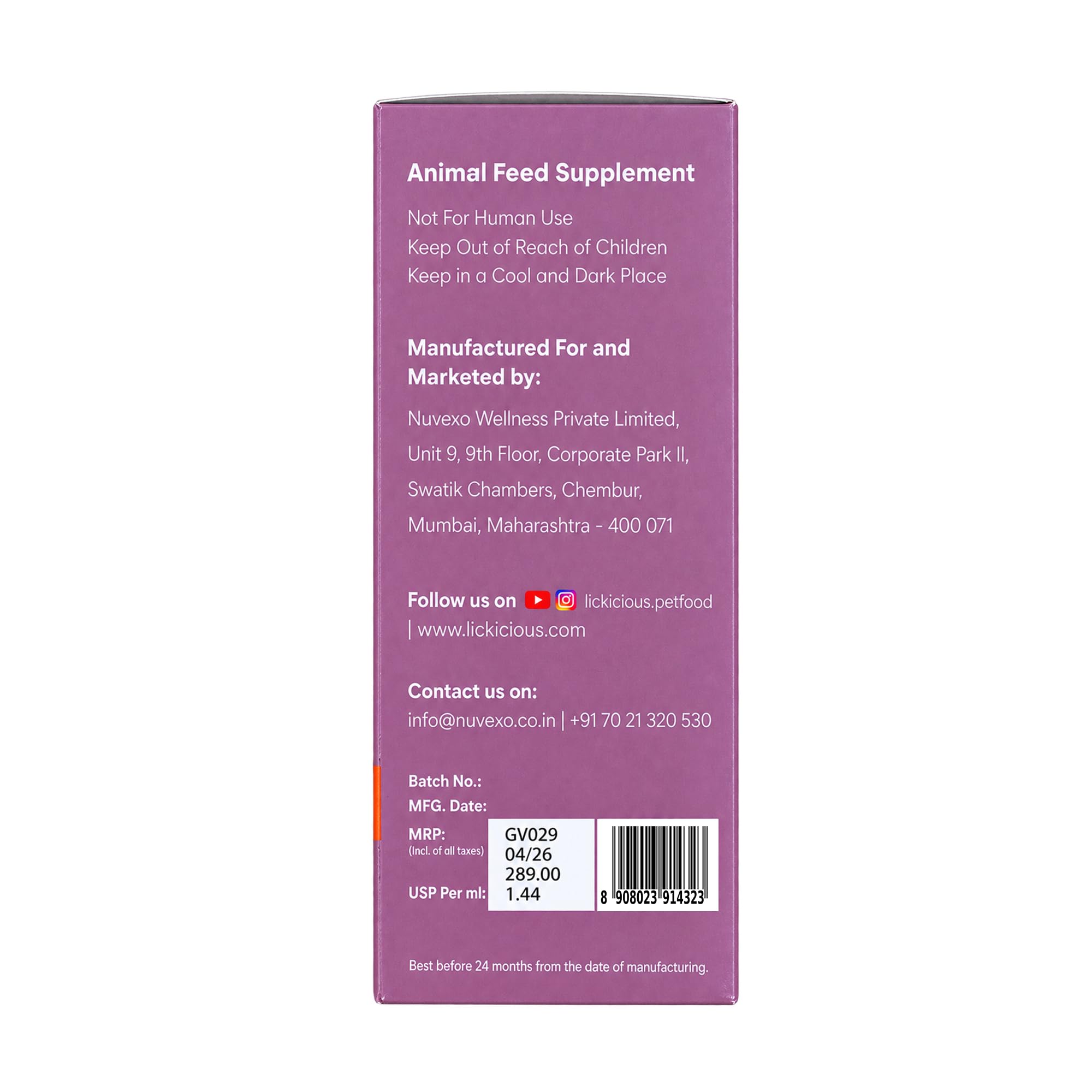 LICKICIOUS Liver Care Syrup for Dogs & Cats 200ml | with Milk Thistle (Silymarin) & Inositol | Supports Liver Health, Detoxification, Digestion & Appetite | Chicken Flavour Supplement/Tonic for Pets — Amazon image 7