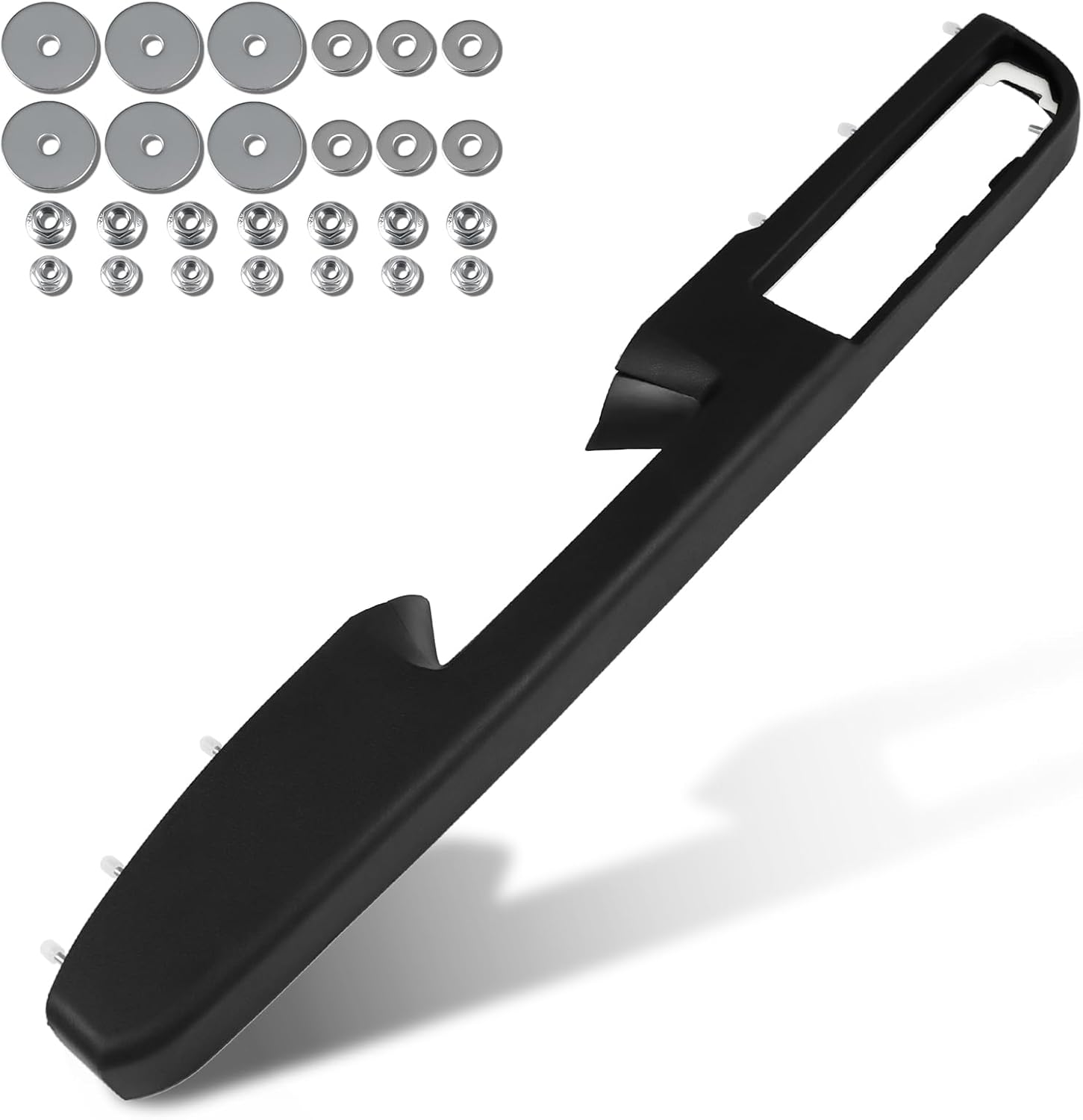 80994 Front Driver Side Door Armrest Handle Compatible with 2010-2014 Chevy Avalanche Silverado Suburban Tahoe & GMC Sierra Yukon, Front Left Side Door Arm Rest with Door Release Handle, Black, New Black Driver Side