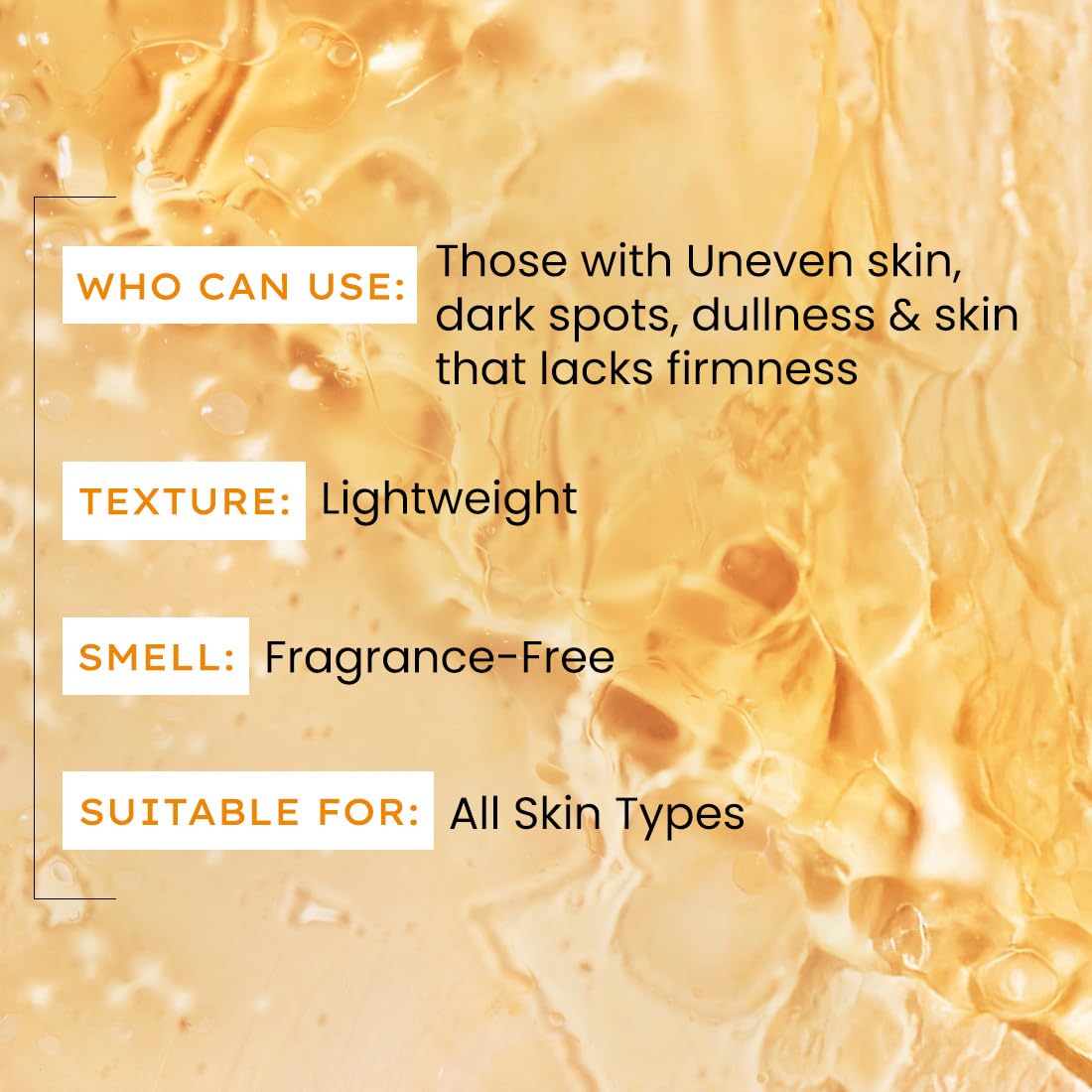 Hyphen 18% Brightening + 20% Collagen Face Serum | Double Serum with 11% Mandarin 5% Niacinamide 2% PGA & Bakuchiol | Brightening & Collagen Boost | Dark Spots & Melanin Reduction | All Skin Type-50ml - Image 7 thumbnail