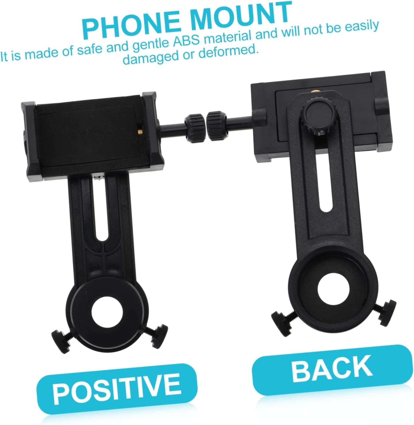 3 Pcs Telescope Smartphone Mount Small Phone Clip Practical Phone Holder for Cell Phone Photography Adapter