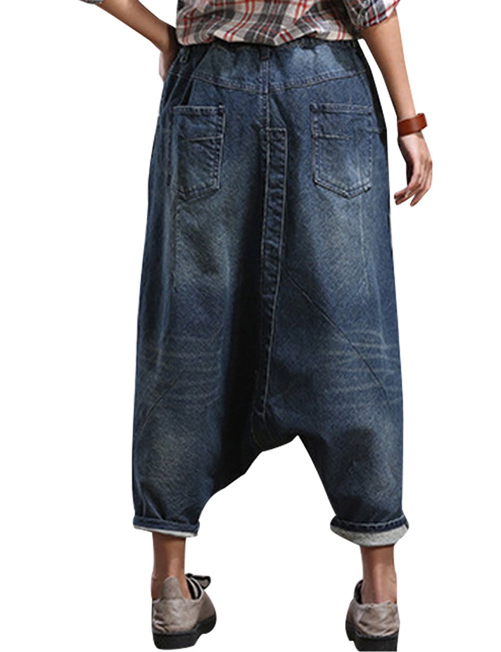 Youlee Femmes Big Crotch Sarouel Pantalon