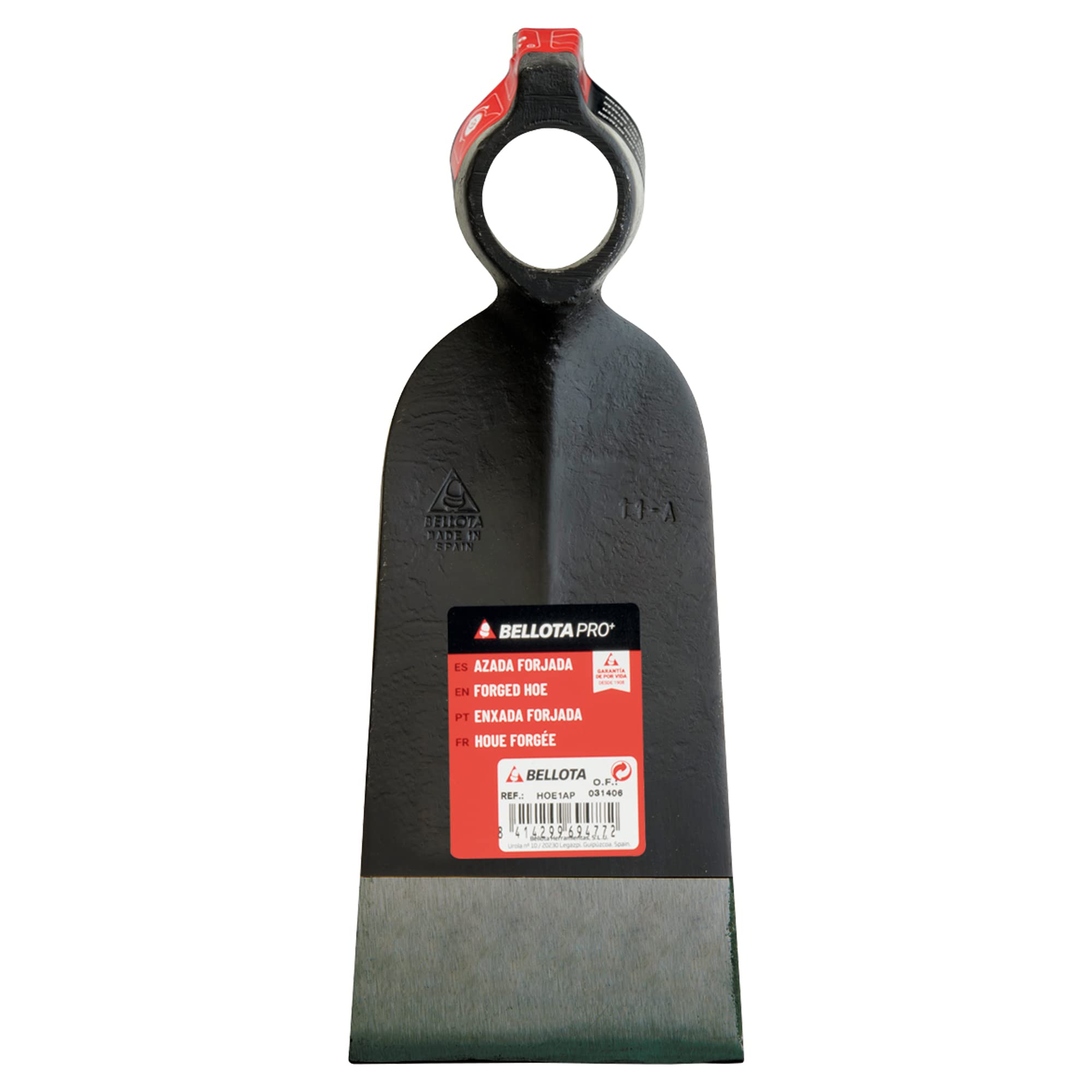 Bellota Foro forgiato HOE11A per Scavare e piantare, Bordo Dritto, con Sistema Anti-Torsione e Martello.