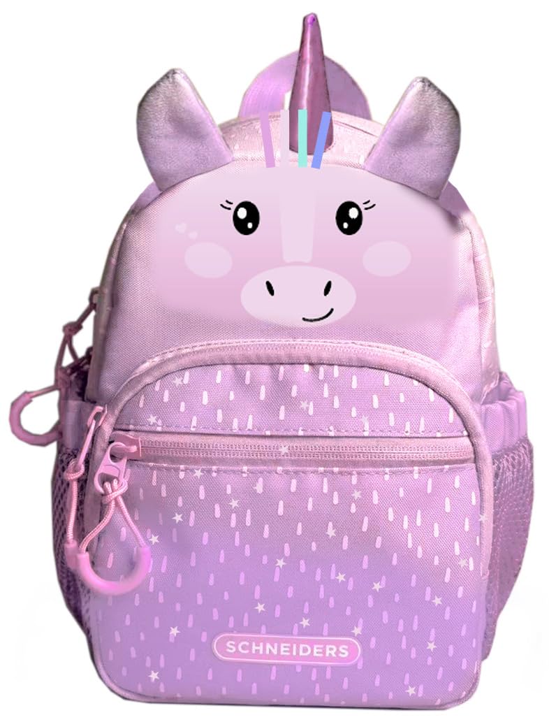 Schneiders Kids Mini Kindergartenrucksack Sammy Sheep – Leichter Kindergarten-Rucksack für Kinder – 6L, Ergonomisch, Wasserabweisend NEU! Kids Mini Conny Unicorn