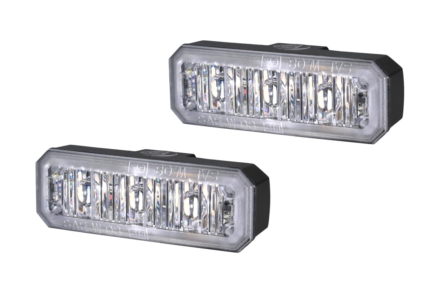 Hella LED Rotativo - Luz de aviso, de destellos - BST - 12V / 24V - blanco