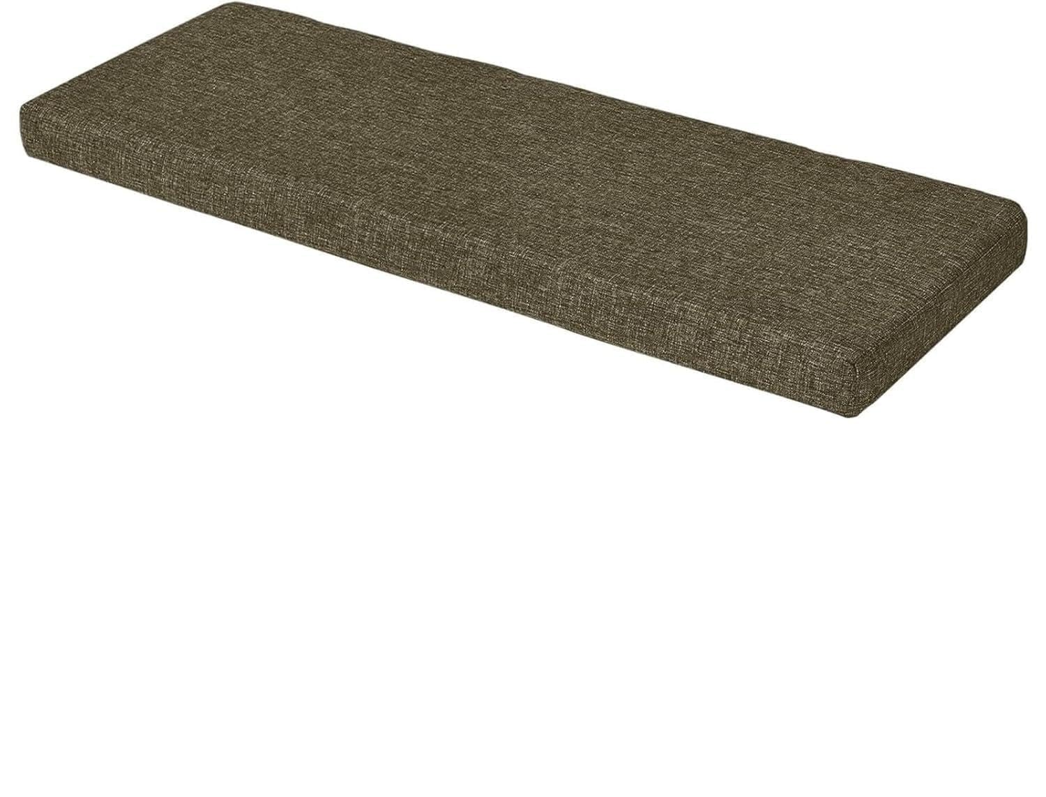 Coussin antidérapant épais de 5 cm amovible pour banc de chaussure assise confortable lavable