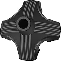 Vista 1 de Puntas de bastón, 3/4 pulgadas, punta de bastón cuádruple, puntas de goma autoportantes para bastones de caminar, bastones plegables