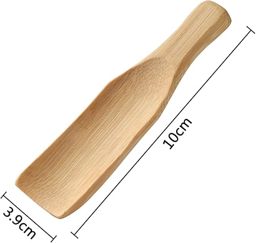 Miniatura 2 de Cucharas de madera pequeñas 12 piezas Mini condimentos azúcar condimento sal miel cucharadita café té mermelada mostaza helado cucharas de madera