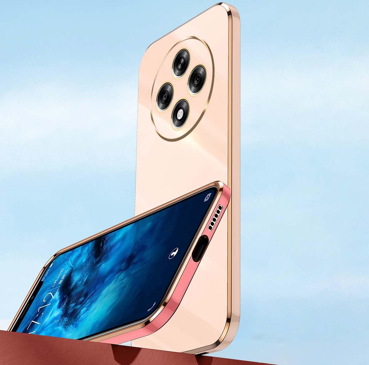 Custodia In Gel Trasparente Per OPPO Reno12 F/FS 5G + Vetro Temperato – Pixfab