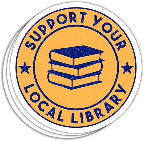 Calcomanías divertidas para bibliotecario de biblioteca, para amantes de los libros, bibliotecario, gerente de biblioteca, orgulloso, bibliotecario,