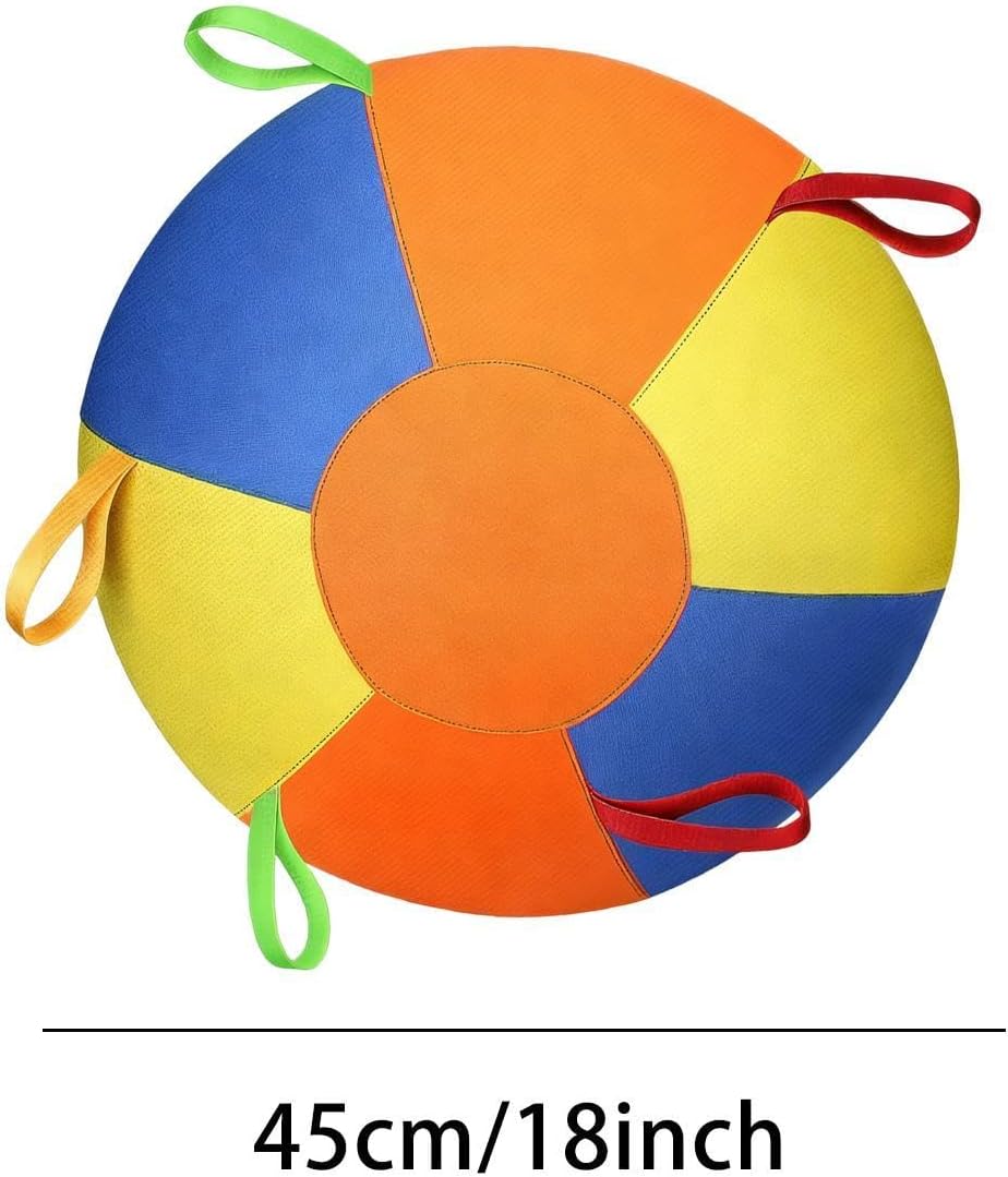 Dog Football Toys - Herding Ball for Dogs, Tear-Resistant Inflatable, Large | High Bounce Floating Plaything, Small Dog Calming Ball Herding Toys for Outdoor Yard Water Pool Puppy Play Exercise Teet