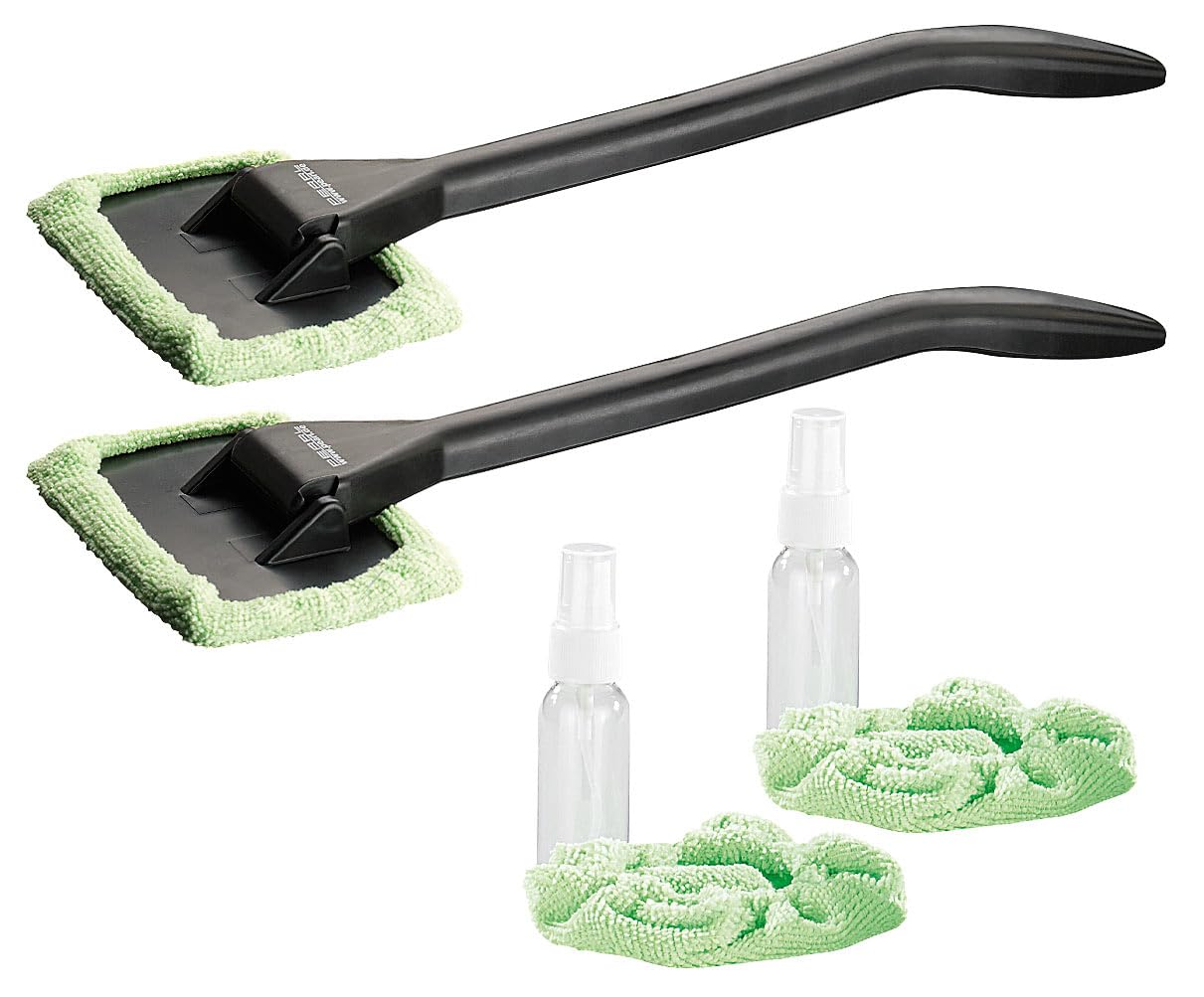 Auto Windschutzscheiben Reiniger - Teleskop Reinigungsstab Mit Mikrofaser