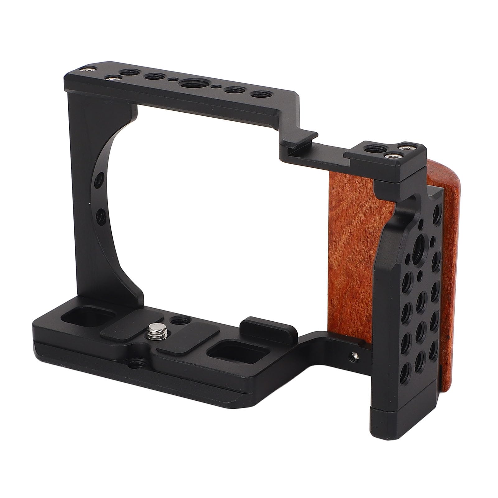 Gabbia per Fotocamera, Base Antiscivolo in Alluminio di Grado Aerospaziale Stile Arca Rig per Gabbia per Fotocamera, Lega di Alluminio con Ritagli Accurati per ZV E10