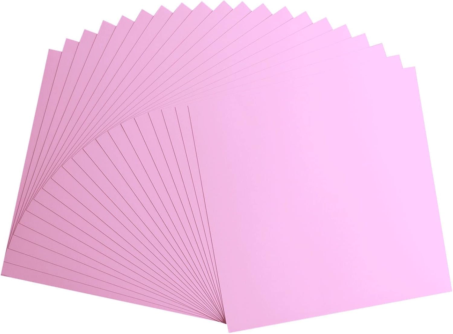 Vaessen Creative Florence Smooth Cardstock Paper, Lilac Pink, 216 grams, 12x12 inches, 20 Sheets, for Scrapbooking, Card Making, Die Cutting and other Paper Crafts