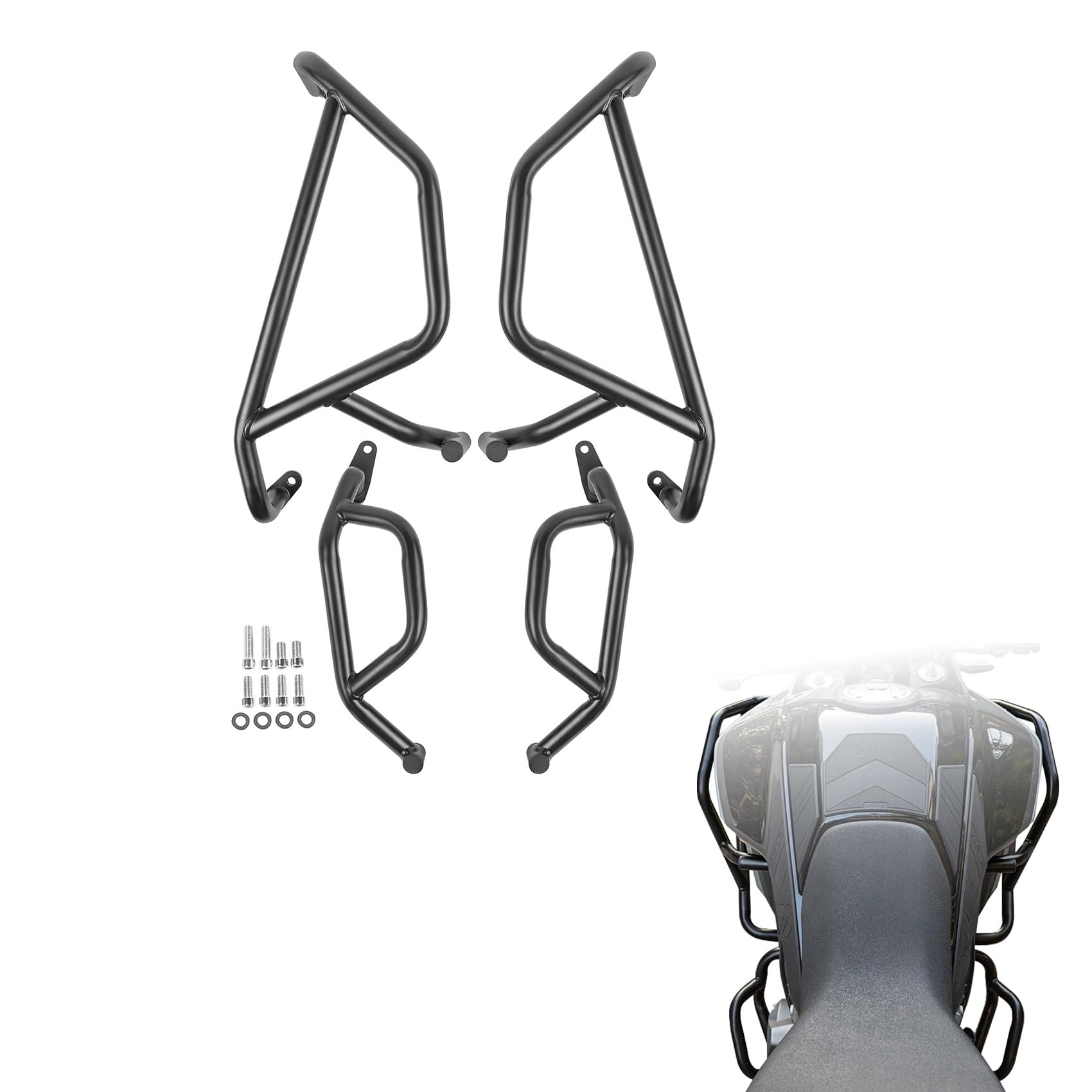Motorcycle Crash Bar for 450MT Ibex 450 2024-2026 Upper Lower