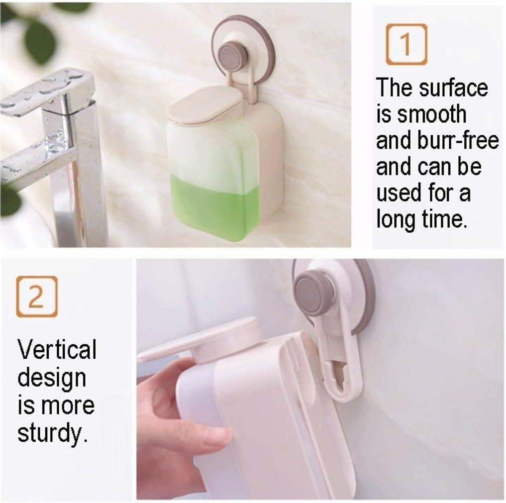 Lotion Soap Dispenser Manual Push Soap Dispenser Dishwashing Liquid Pump Dispenser Wall Mounted Soap Dispenser Bathroom