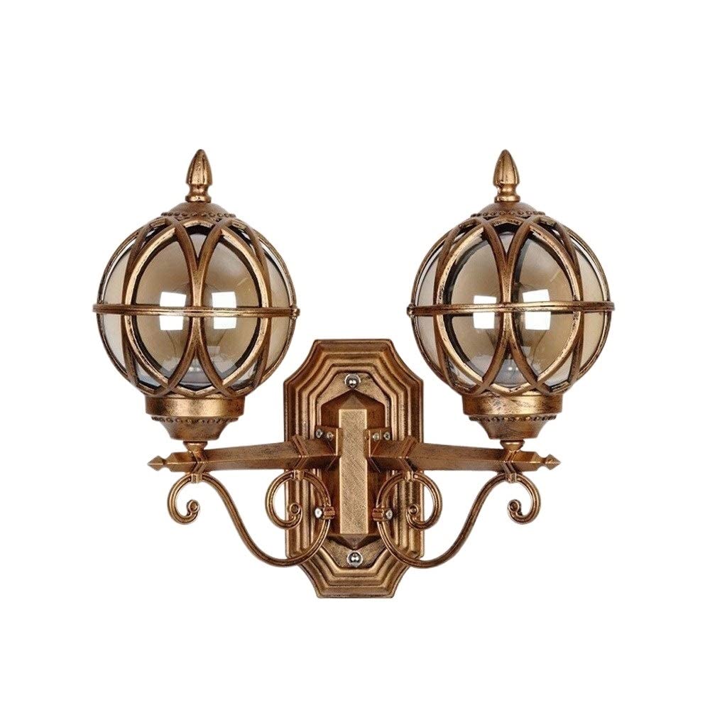 Lumière Murale haut de gamme à double base pour façade et escalier extérieur