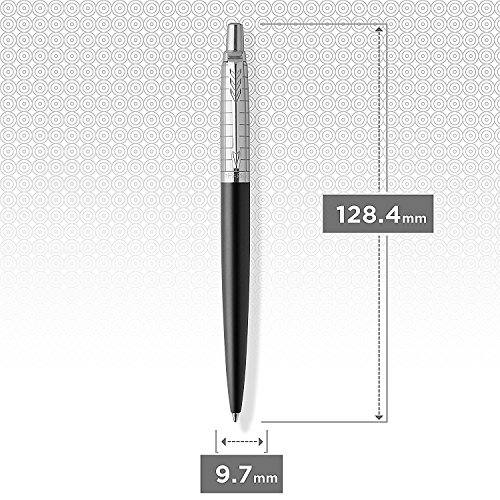 Image of Parker Medium point Ballpoint Pen, Violet and Chrome (1953195)